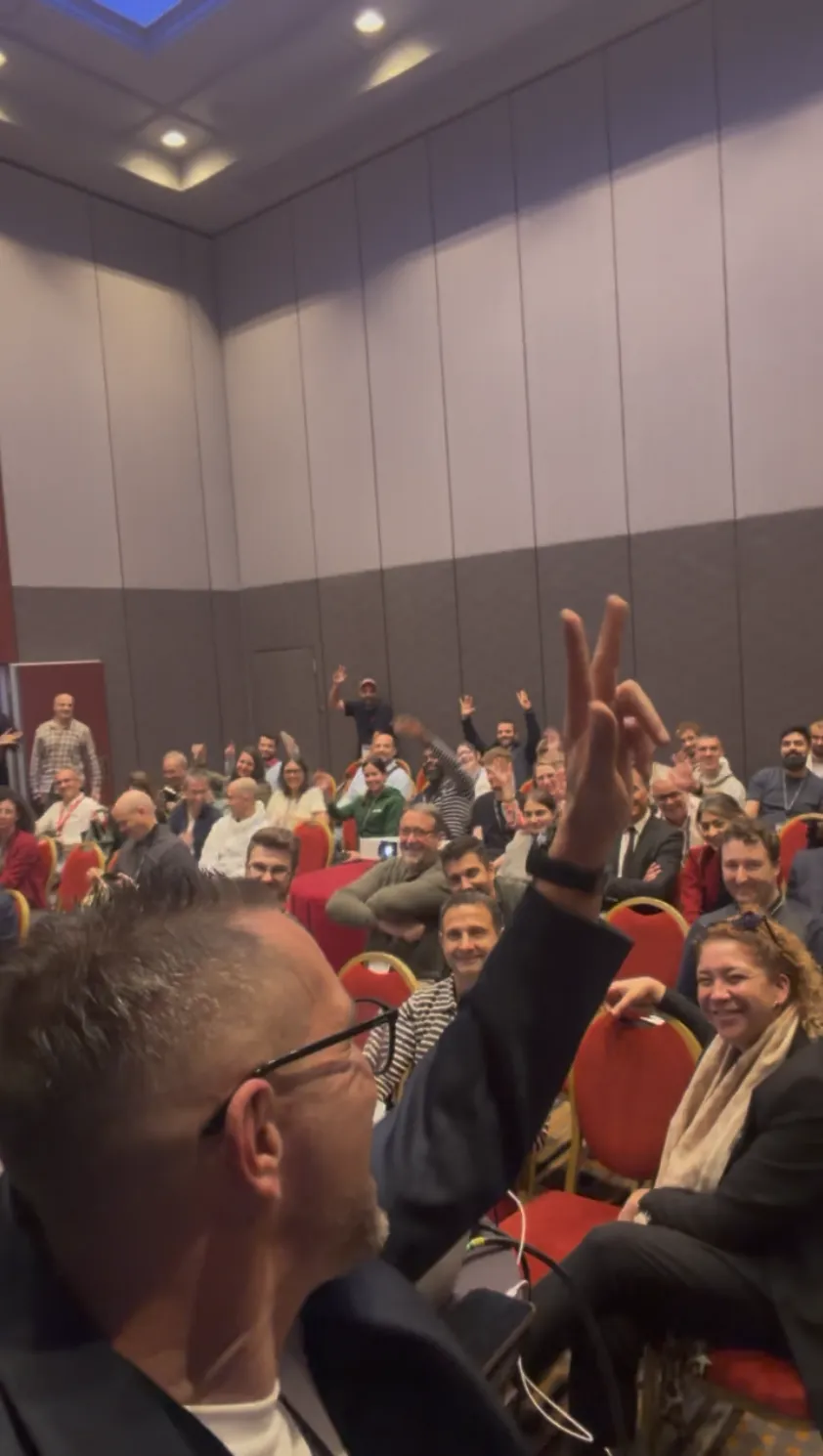 La salle pleine pendant la conférence de David Muratori au SEO & GEO Summit 2026